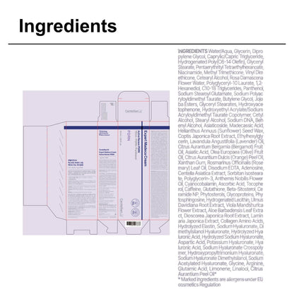 Centellian24+ Expert Madeca Cream ingredients and product information