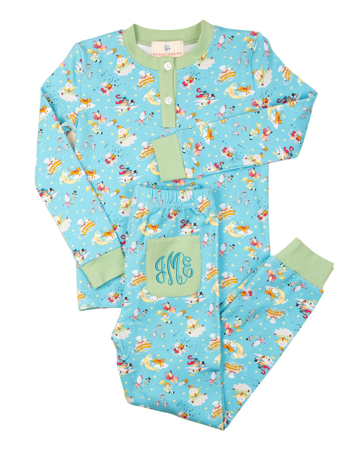 Bedtime Stories Knit Pajama Set for babies