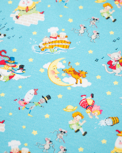 Bedtime Stories Knit Pajama Set knit fabric pattern