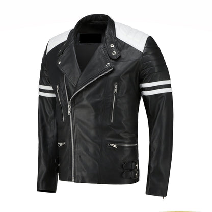The Weeknd XO Varsity Jacket black angled view